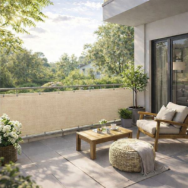 Beige balkondoek kopen Belgie